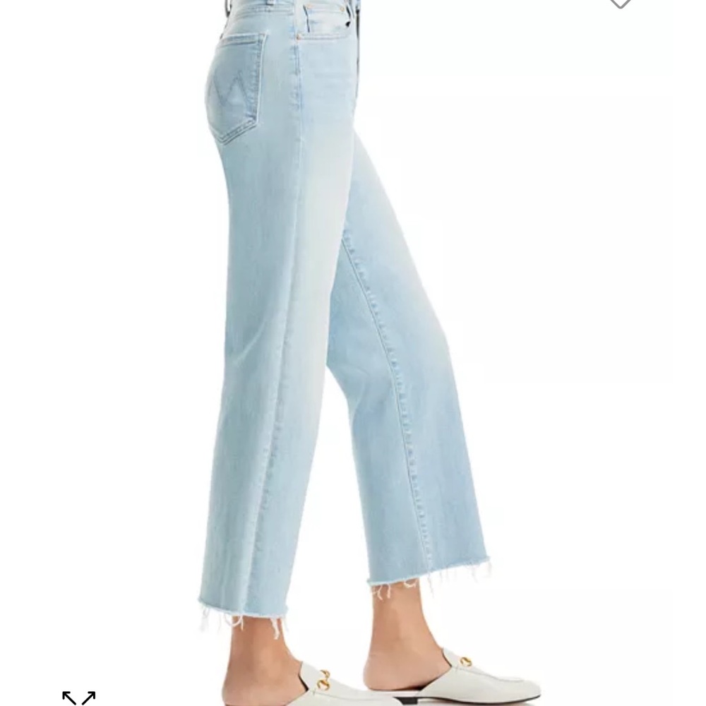 Mother rambler wide leg jeans chill pill size 26